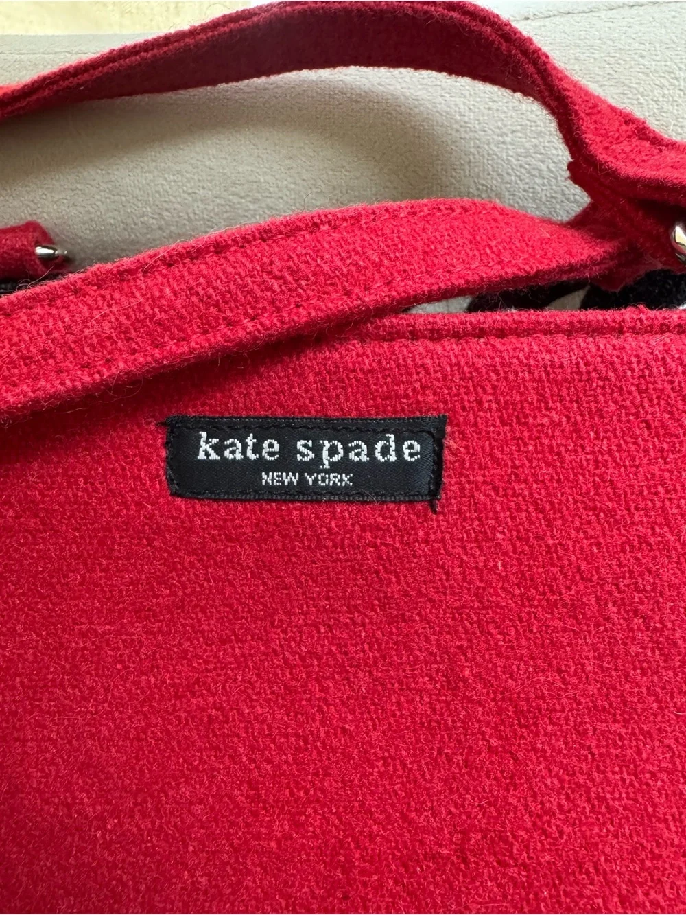 kate spade bold red